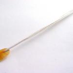 Orange Salt Spoon back