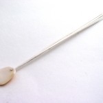 Orange Salt Spoon front