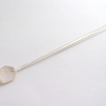 White Salt Spoon front